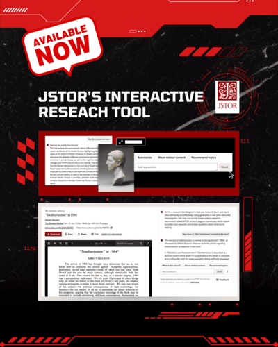 Newly Available: JSTOR’s AI Research Tool - Library, The Hang Seng ...