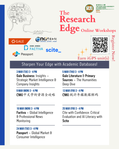 Online Pop-up Workshop Series - The Research Edge