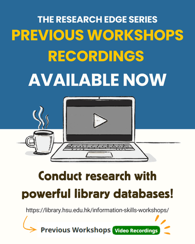 Information Skills Workshops Recording Available!
