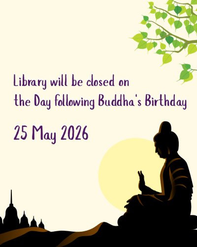 Library Closure on the day following the Birthday of the Buddha