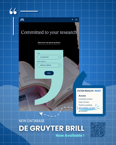 New Library Database – De Gruyter Brill