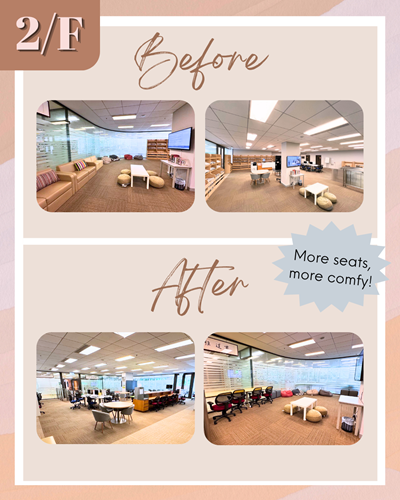 New Look of 2/F!