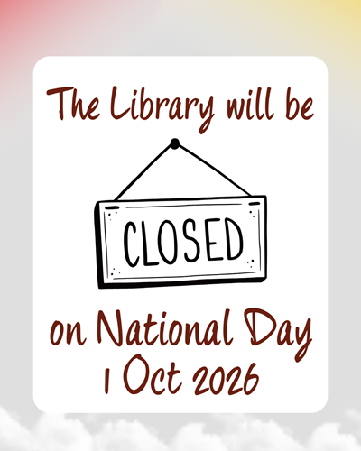 Library closure on National Day