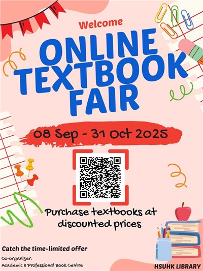 Online Textbook Fair (8 Sep to 31 Oct 2025)
