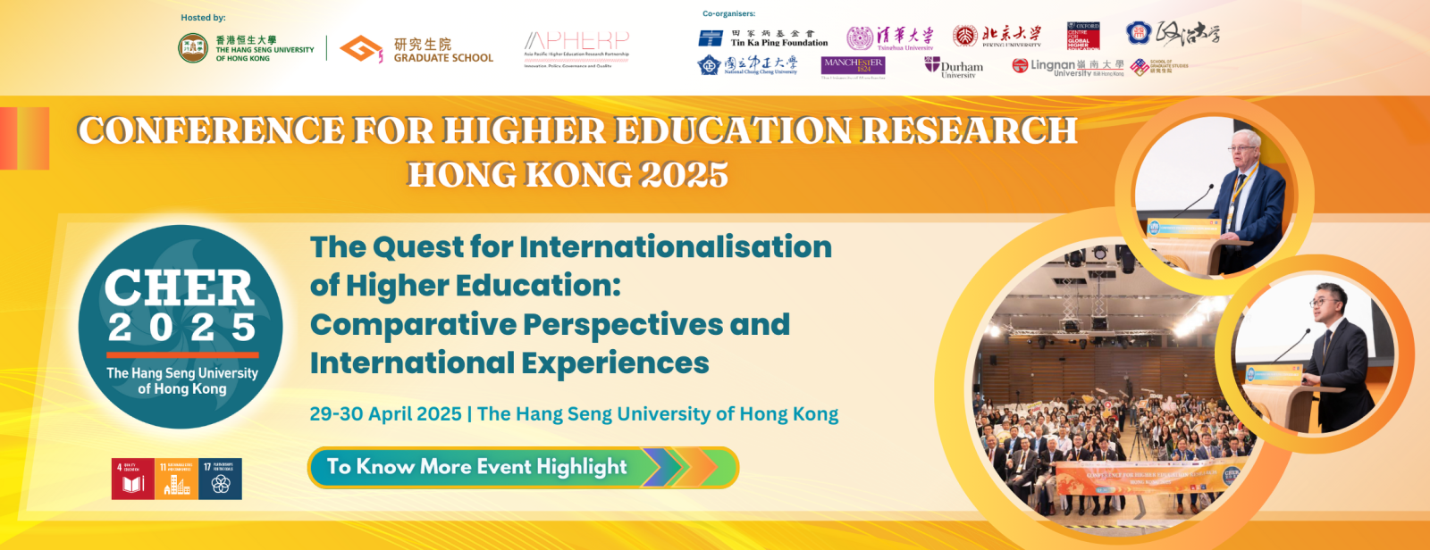 Conference for Higher Education Research – Hong Kong 2025